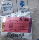 ROCKER ARM BAJAJ PULSAR 220 2013 KEATAS TANPA BEARING BAMBU - Image 2